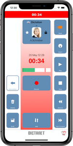 DictaNet App - Record Mode