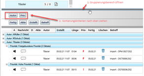 DictaNet Feature: Diktatorganisation in Gruppen